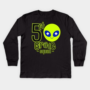 5th grade alien Kids Long Sleeve T-Shirt